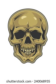 design element for halloween. hand drawn. vector illustration