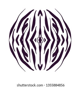 Design element hand drawn . Vector monochrome illustration for card design.