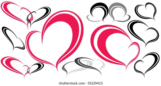 design element of heart