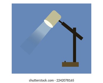 Design element for home illumination.A set of lamps on a white background table lamp in flat cartoon style.Vector illustration.Chandeliers, illuminator, flashlight - elements of a modern interior.