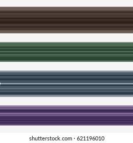 Design element horizontal stripe color gradient transition different thickness. Parallel lines for background banner can be used for color overlay solution. Vector illustration EPS 10 for easy editing