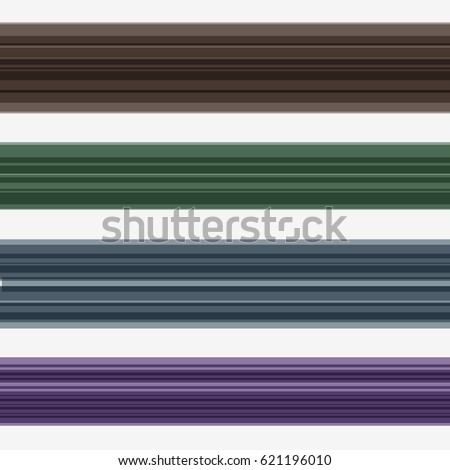 Design element horizontal stripe color gradient transition different thickness. Parallel lines for background banner can be used for color overlay solution. Vector illustration EPS 10 for easy editing