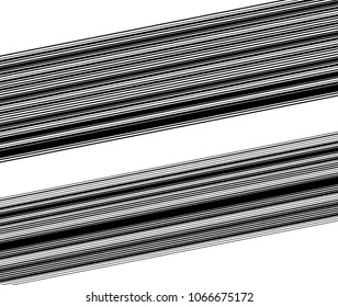 Design element horizontal stripes gray gradient transition different thickness. Parallel lines for background banner can be used for color overlay solution. Vector illustration EPS 10 for easy editing