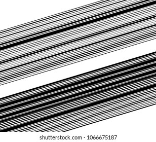 Design element horizontal stripes gray gradient transition different thickness. Parallel lines for background banner can be used for color overlay solution. Vector illustration EPS 10 for easy editing