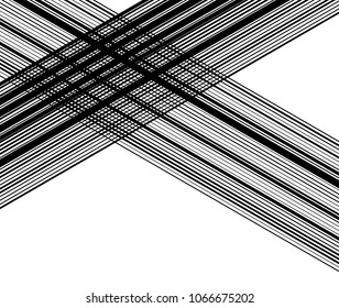 Design element horizontal stripes gray gradient transition different thickness. Parallel lines for background banner can be used for color overlay solution. Vector illustration EPS 10 for easy editing