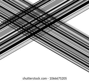 Design element horizontal stripes gray gradient transition different thickness. Parallel lines for background banner can be used for color overlay solution. Vector illustration EPS 10 for easy editing