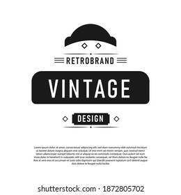 Design element identity for vintage ornament and line art decoration design element. Restaurant, Royalty, Boutique, Cafe, Hotel, Heraldic, Jewelry, Fashion and other vector illustration - Vector