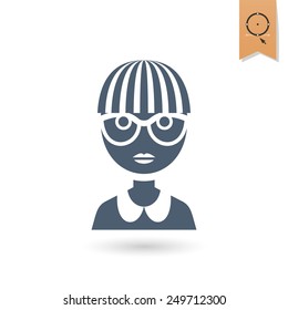 Design Element for International Womens Day March 8, Icon. Vector