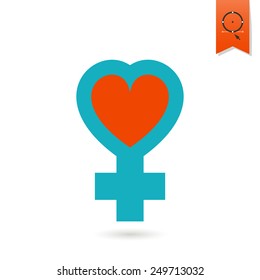 Design Element for International Womens Day March 8, Icon. Vector