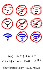 Design Element for Internet Connection Sign
