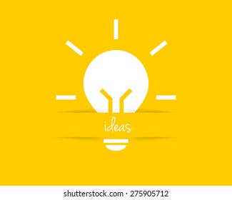 Design element with lightbulb