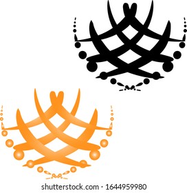 
elemento de diseño para logotipo o adorno