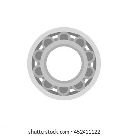 Design element of a mechanical bearing. Vector line icon template.You can use in energy, power, machine, transportation, chip concept icons.