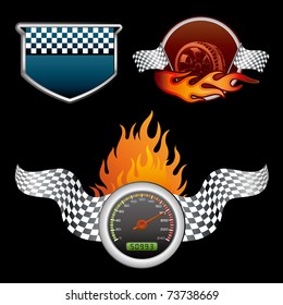 design element for motor racing