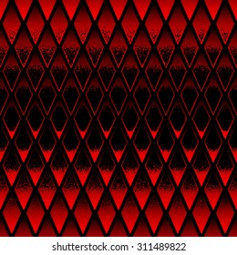 design element. red rhombus seamless pattern