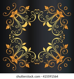 Design element. Round mandala ornament. Vector illustration