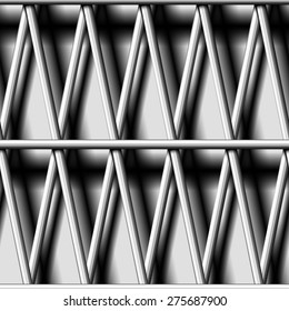 design element. seamless metal grid