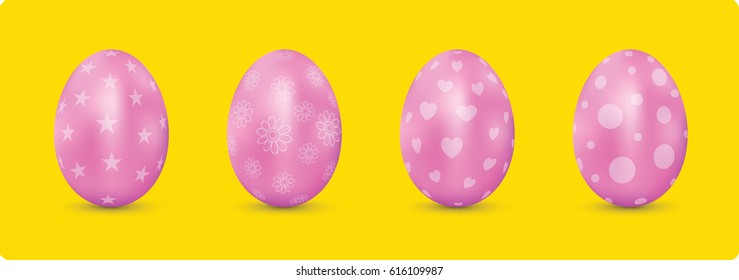 Design element skin of gold egg for Easter Season set 3./Design Egg Skin Pattern for Easter holiday collection 3./-