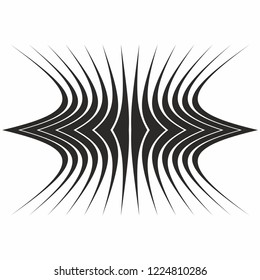 design element template art abstract black graphic isolated on white vector sign simple