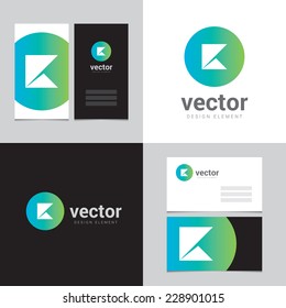 Design element with two business cards - 11