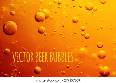 design element. vector beer bubbles 