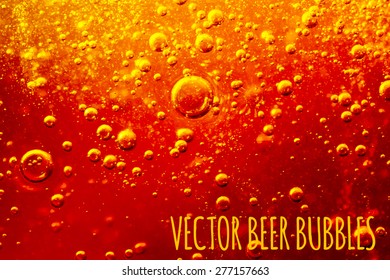 design element. vector beer bubbles 