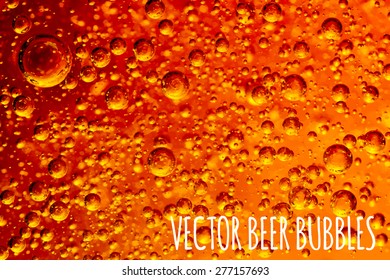 design element. vector beer bubbles 