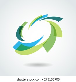 Design element. Vector circle illustration. Business logo.