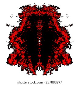design element.  vector color ink bloat
