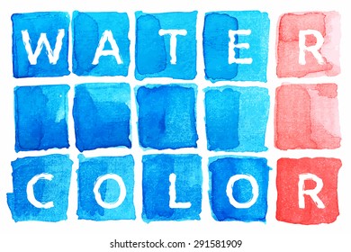 design element. watercolor background
