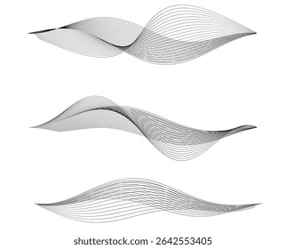 Design Element Wave Lines Guilloche curve line Background for certificates, diplomas, protective document layers. Pattern branding Frame border - Jewerly, Wedding, Medical, Spa, Wellness, Fashion