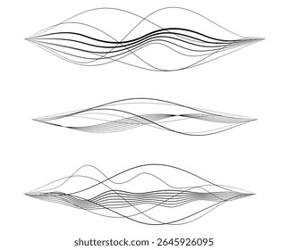 Design Element Wave Lines Guilloche curve line Background for certificates, diplomas, protective document layers. Pattern branding Frame border - Jewelry, Fashion, Wedding, Beauty, Home Decor