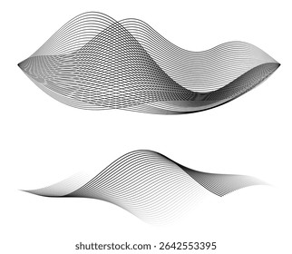 Design Elemento Linhas de Onda Linha de curva Guilhochê Plano de fundo para certificados, diplomas, camadas de documentos de proteção. Marcas padrão Borda do quadro - Joias, Casamento, Médico, Spa, Bem-estar, Moda