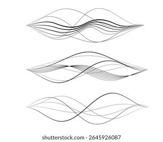 Design Element Wavy Lines Guilloche curve line Background for certificates, diplomas, protective document layers. Pattern branding Frame border - Jewelry, Fashion, Wedding, Beauty, Home Decor