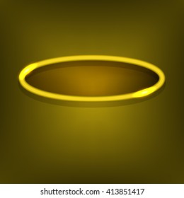 Design element for your ad, sign, poster, banner. Neon retro billboard, signboard, signage.Vintage electric symbol
