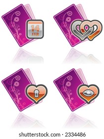 Design Elements 52e. "Valentines Day" are specially designed with a web designers in mind to achieve PIN SHARP ICONS ON A SCREEN.
