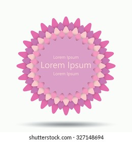 Design elements with abstract geometric forms