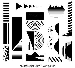 Design elements. Abstract line geometric background. i