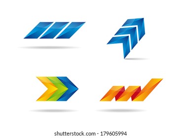 Design elements, abstract symbols.