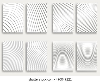 Design elements  . Abstract Vector Striped Background