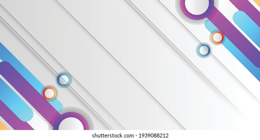 Design elements background. Abstract colorful background for design. Vector illustration with pink, purple, orange and blue gradient color on white background