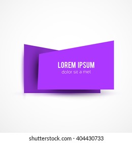 Design elements banners ribbons. Vector illustration.