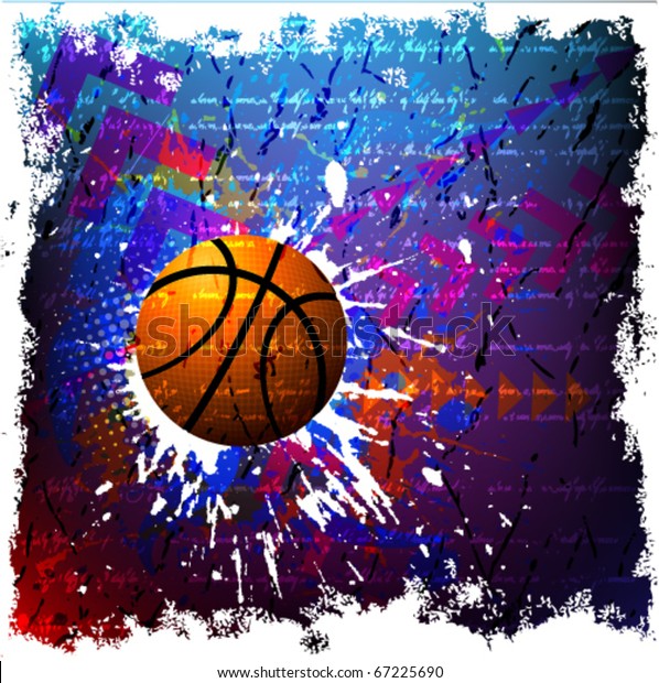 Design Elements Basketball Stock Vector (Royalty Free) 67225690