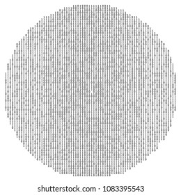 Design elements  - Binary computer code halftone pattern with 1 and 0 numberson white background.  Vector illustration eps 10 frame with Digital data cryptography texture for technology, electronic. 