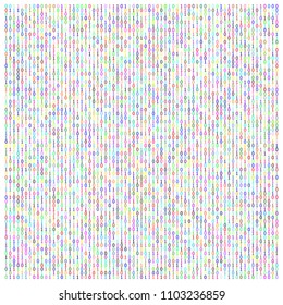 Design elements - Binary computer code halftone pattern dark background. Vector illustration eps 10 frame with Digital data cryptography texture for technology, electronic, network algorithm