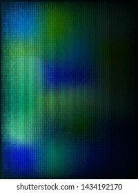Design elements - Binary computer code halftone pattern dark background. Vector illustration eps 10 frame with Digital data cryptography texture for technology, electronic, network algorithm