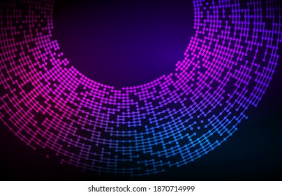 Design elements - Binary computer code bigdata halftone pattern dark background. Vector illustration eps 10 frame with Digital data cryptography texture for technology, electronic, network algorithm