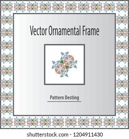  design elements border, frames. Vector illustration 