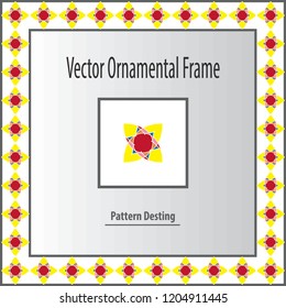  design elements border, frames. Vector illustration 