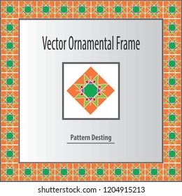  design elements border, frames. Vector illustration 